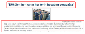 Mr. Davutoglu: “May our Lord also Grant us the Highest Heaven As Well”